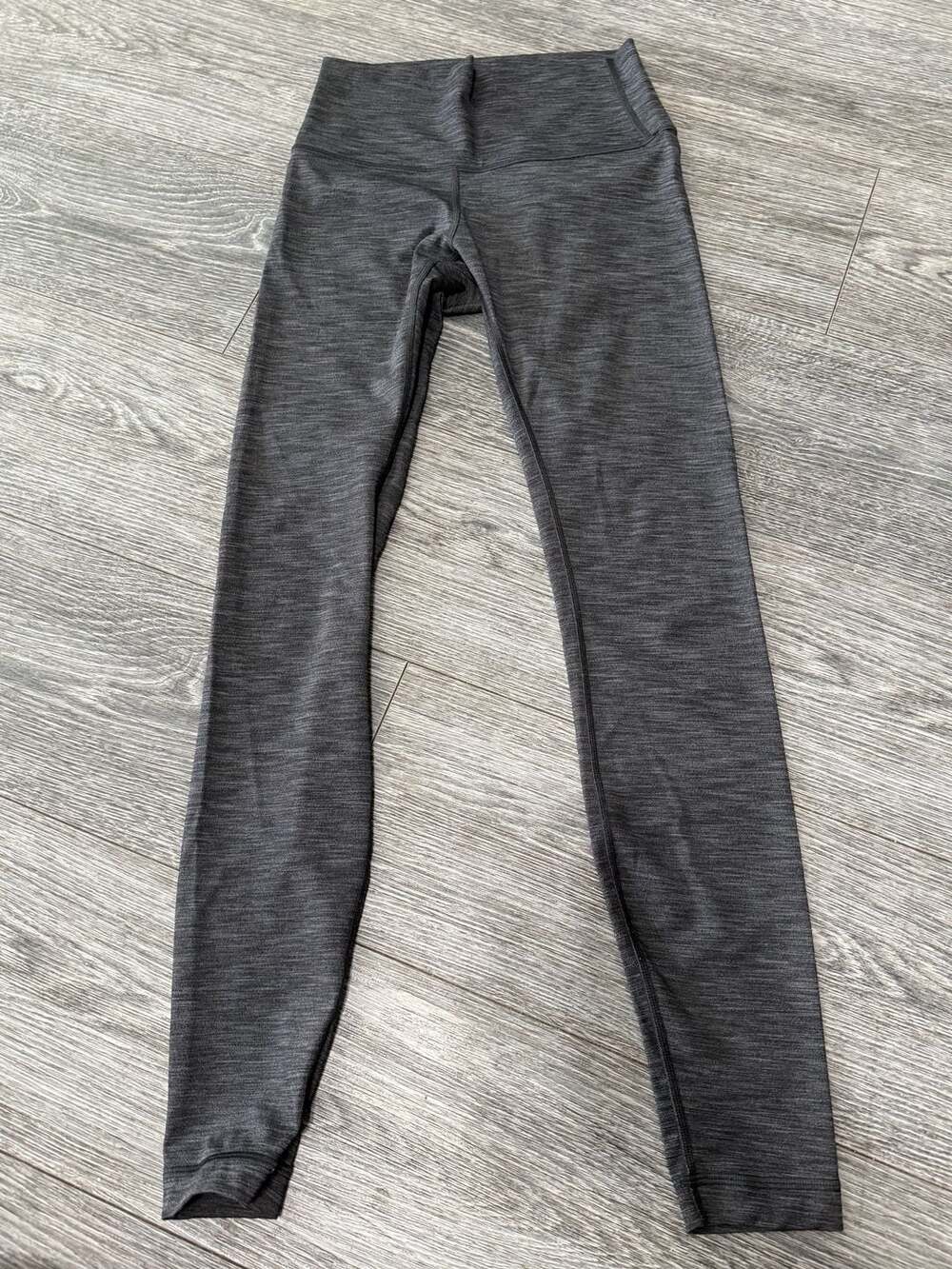 Lululemon Wunder Under High-Rise Tight in Heathered Black